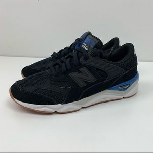 New Balance Boys Sneakers Black Blue Shoe size 3.5 NWOB